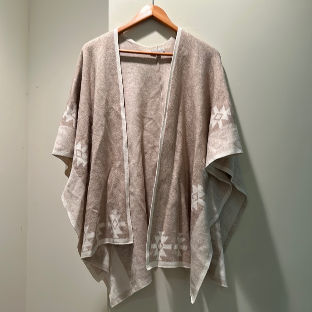 Warm and cozy poncho